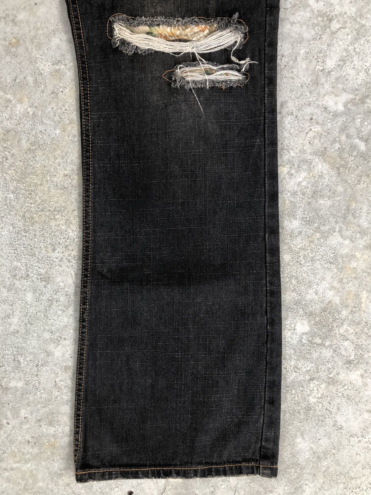 If Six Was Nine Japanese Freebeat Flared Jeans Distressed Jeans Size US 33 - 7 Thumbnail