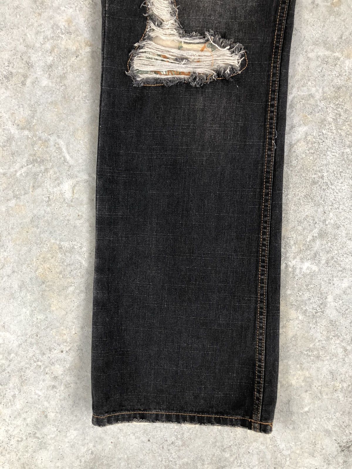 If Six Was Nine Japanese Freebeat Flared Jeans Distressed Jeans Size US 33 - 6 Thumbnail