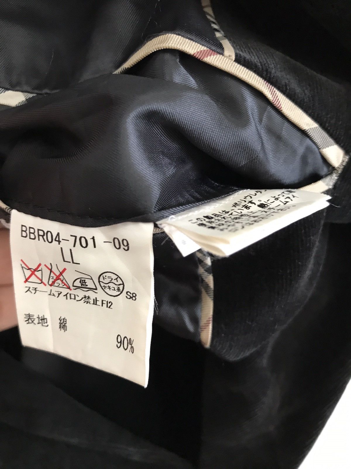 Burberry Burberry London Velvet Blazer Size 44L - 6 Thumbnail