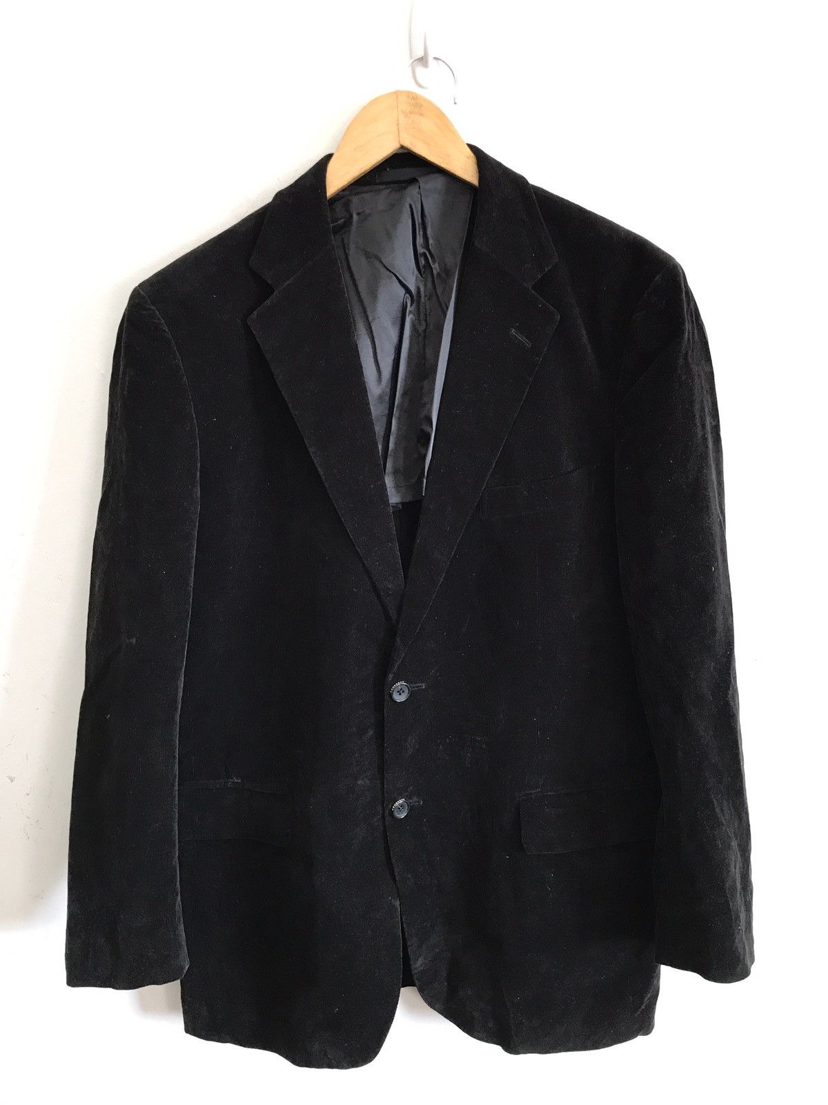 Burberry Burberry London Velvet Blazer Size 44L - 2 Thumbnail