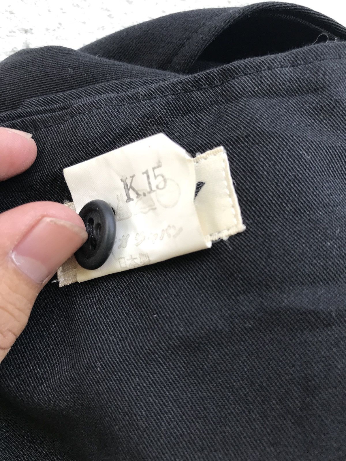 Japanese Brand × Vintage Japanese Brand Witty High Waist Black Cotton Rayon Pants Size US 26 / EU 42 - 8 Thumbnail