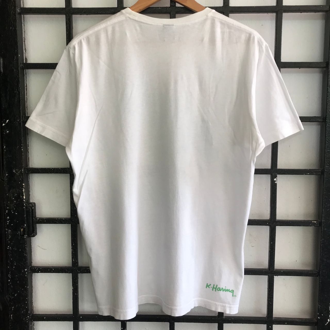 Japanese Brand × Keith Haring × Vintage Vintage KEITH HARING Multi Logo Design T-shirt Size US L / EU 52-54 / 3 - 3 Thumbnail