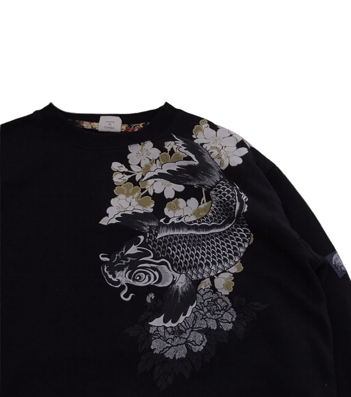 Japanese Brand Vintage Japanese Sukajan Koi Fish Sweatshirt Size US L / EU 52-54 / 3 - 3 Thumbnail