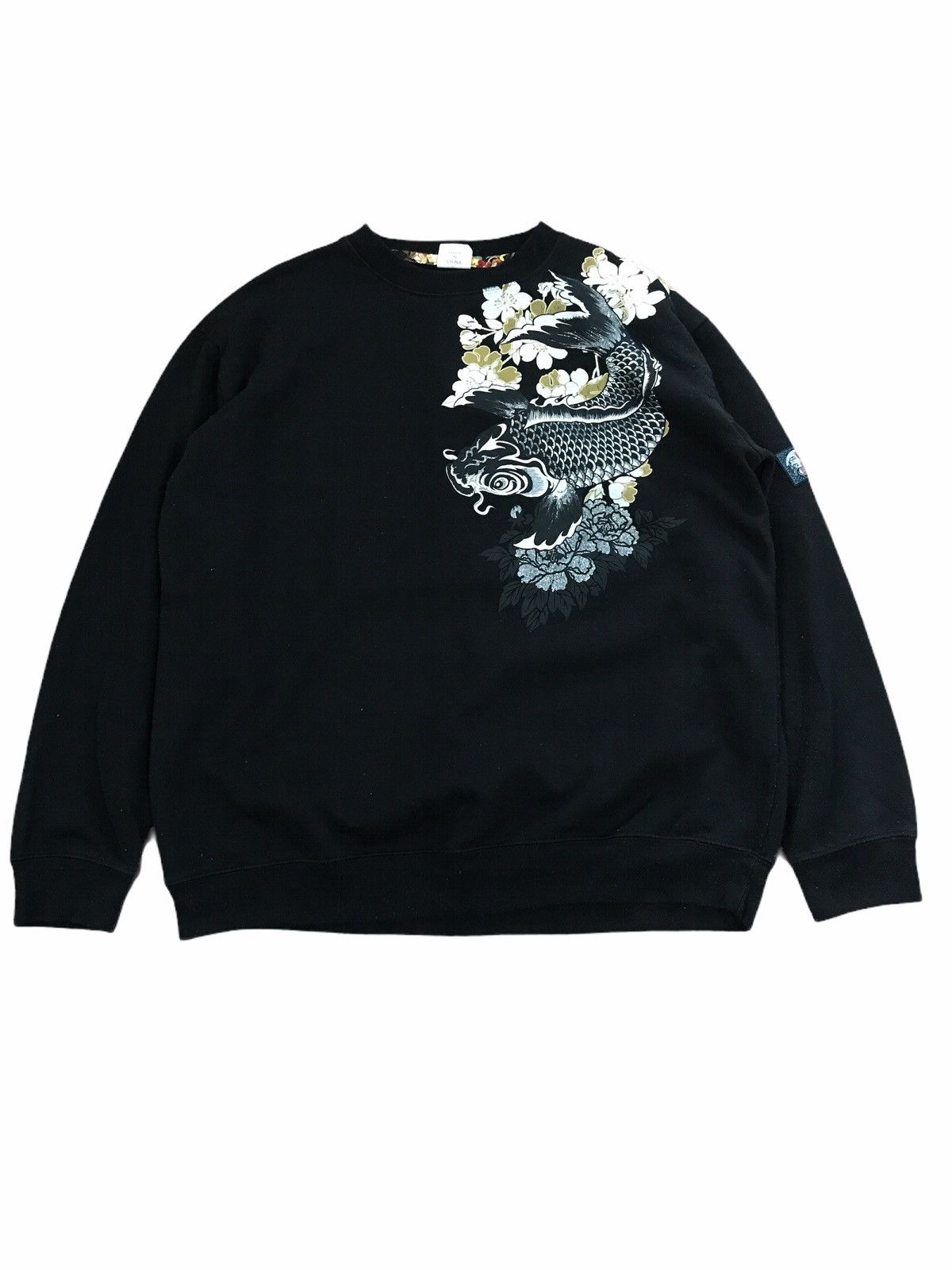 Japanese Brand Vintage Japanese Sukajan Koi Fish Sweatshirt Size US L / EU 52-54 / 3 - 2 Thumbnail