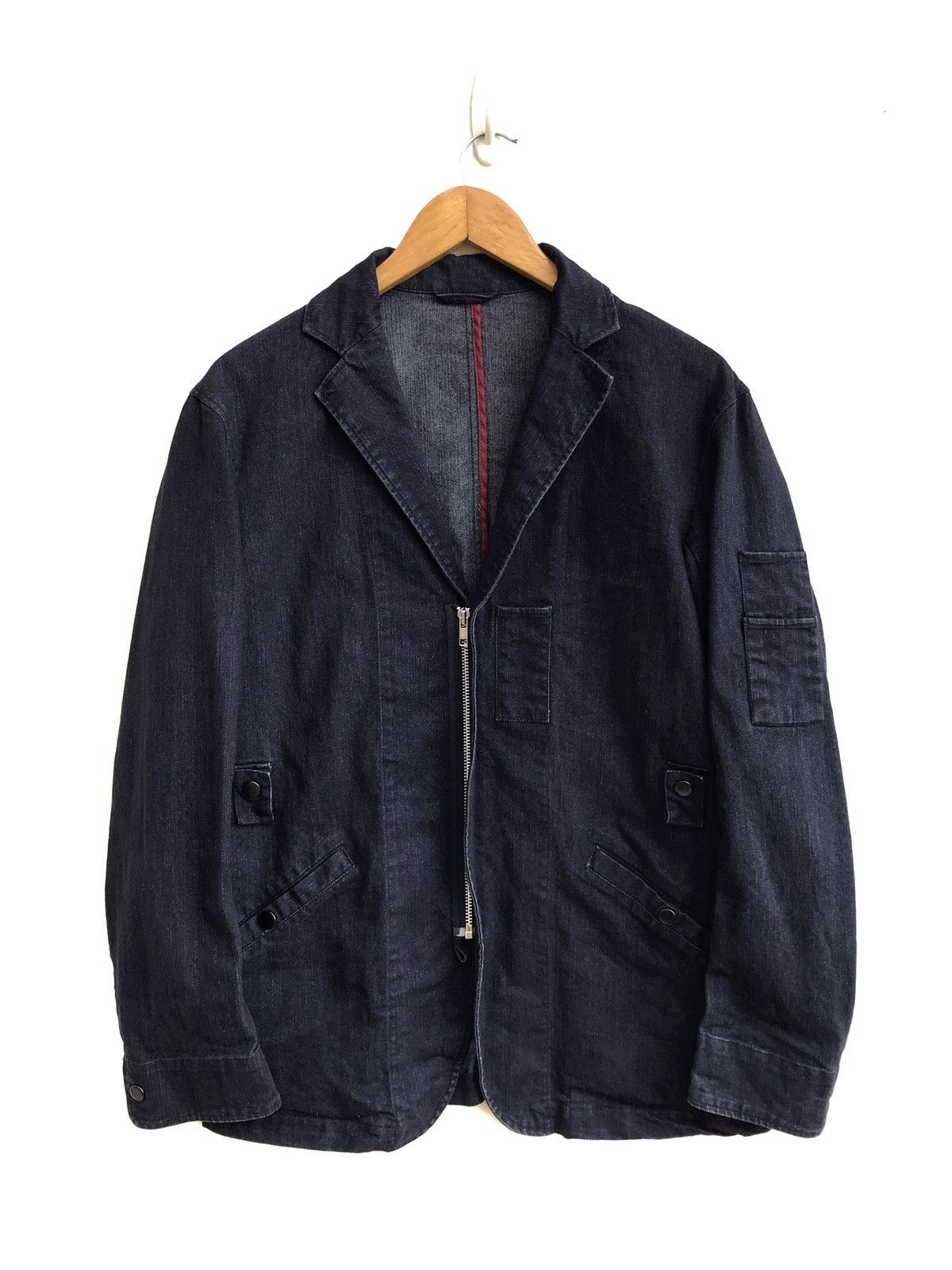 Japanese Brand Japanese Brand D’Homme A Homme Zipper Jacket MA-1 Design Size US M / EU 48-50 / 2 - 1 Thumbnail
