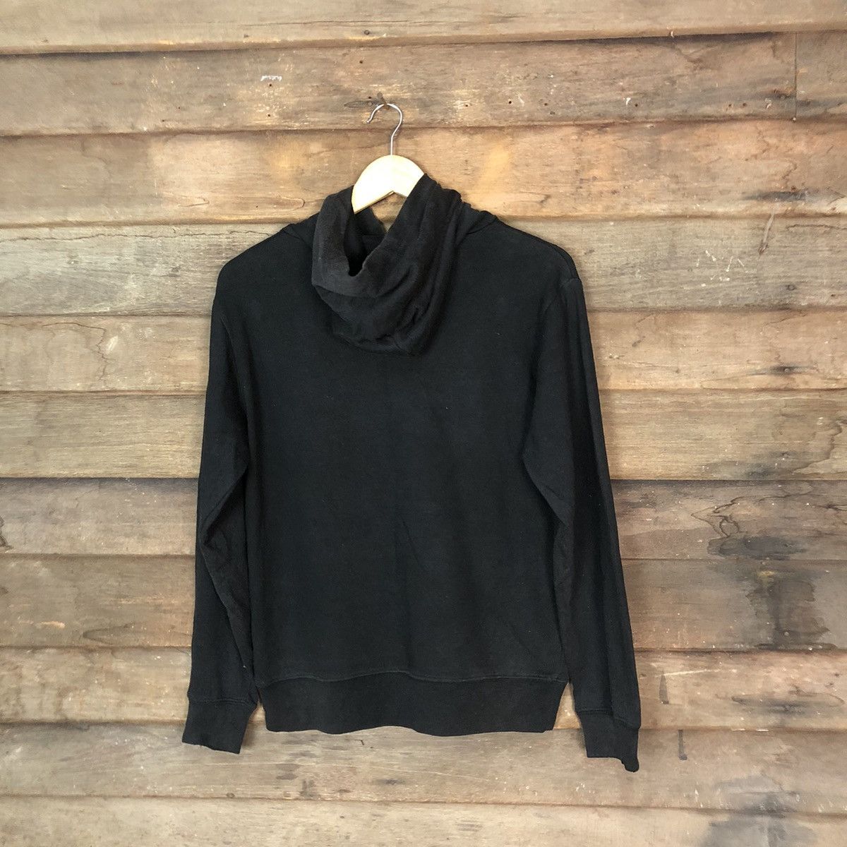 Japanese Brand Tribe Spinns Black Hoodie sweatshirt #B014 Size US M / EU 48-50 / 2 - 9 Thumbnail
