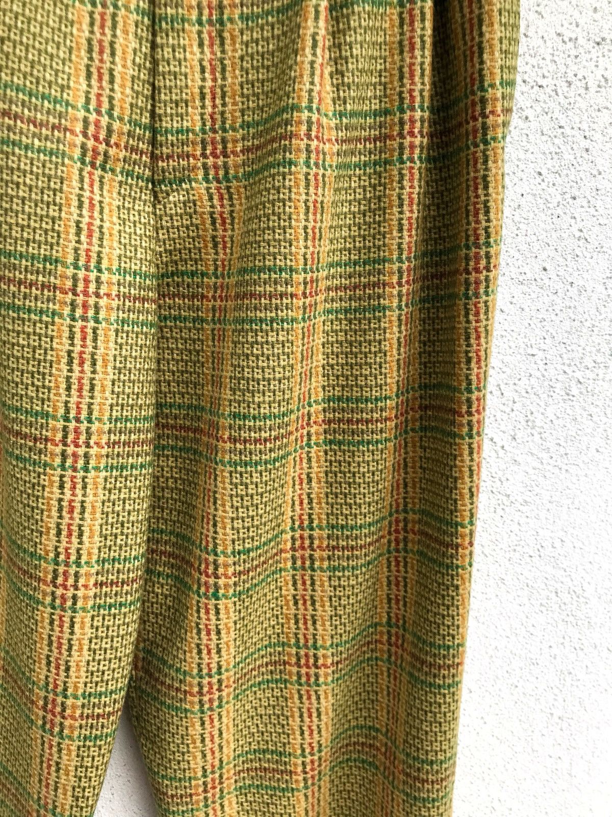BIGI × Japanese Brand × Vintage Japanese Brand Bigi Wool Checked High Waist Pants Size US 26 / EU 42 - 5 Thumbnail
