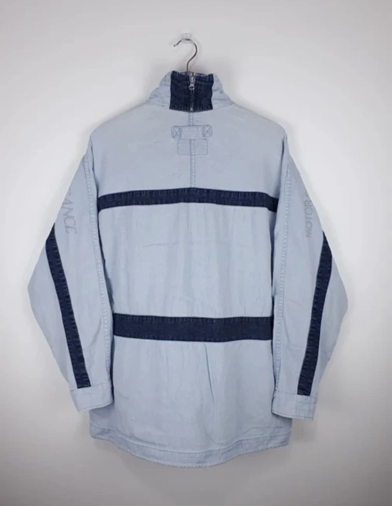 Japanese Brand × Vintage Vintage PIAA Motorsports Light Washed Denim Jacket Size US M / EU 48-50 / 2 - 13 Thumbnail