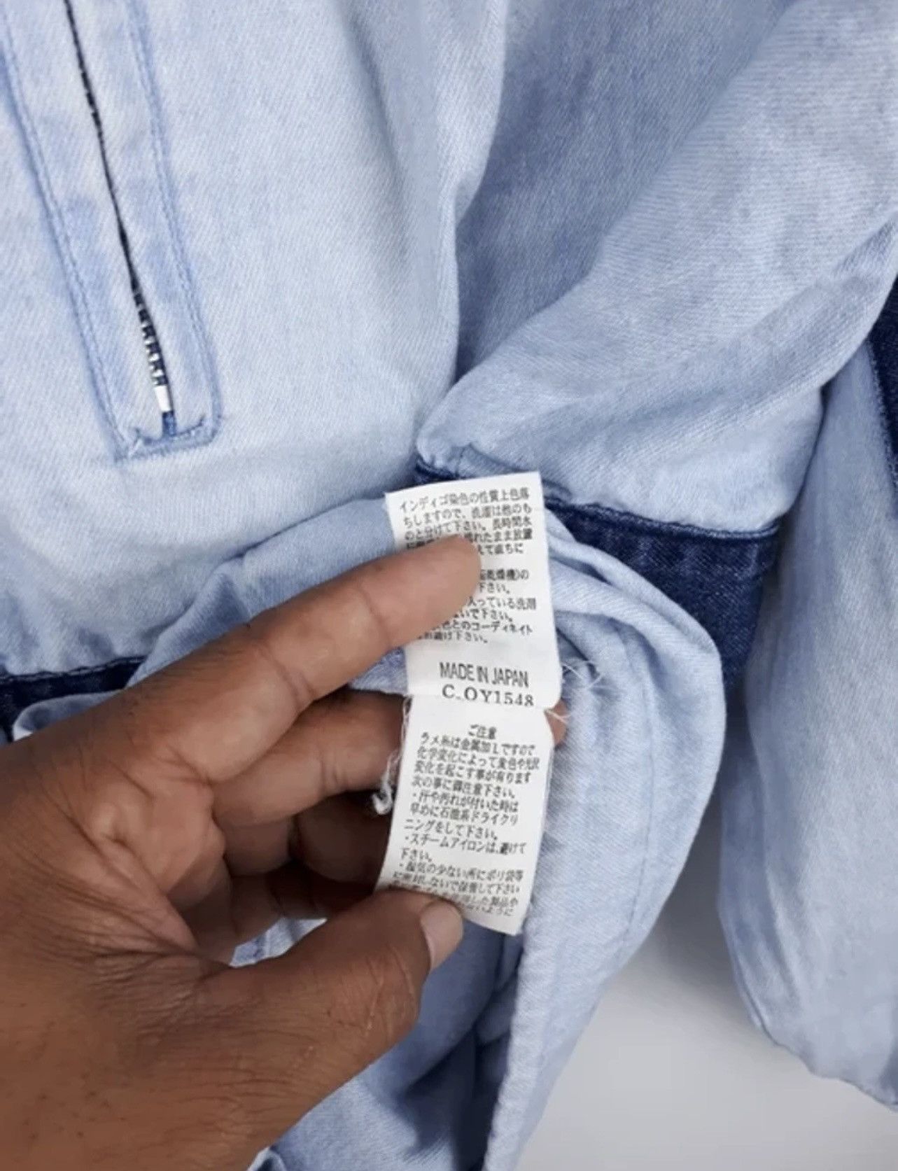 Japanese Brand × Vintage Vintage PIAA Motorsports Light Washed Denim Jacket Size US M / EU 48-50 / 2 - 17 Thumbnail