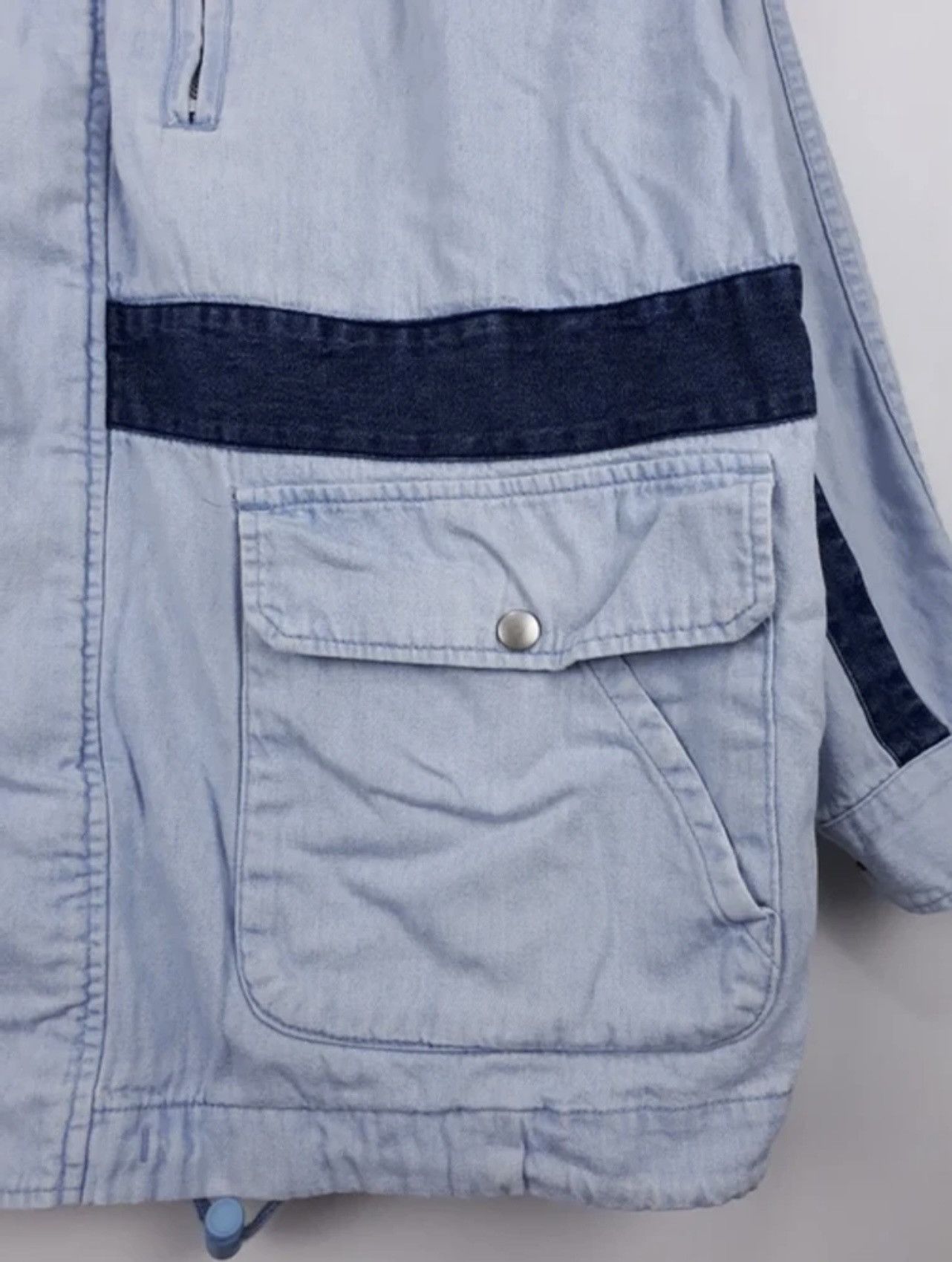 Japanese Brand × Vintage Vintage PIAA Motorsports Light Washed Denim Jacket Size US M / EU 48-50 / 2 - 6 Thumbnail