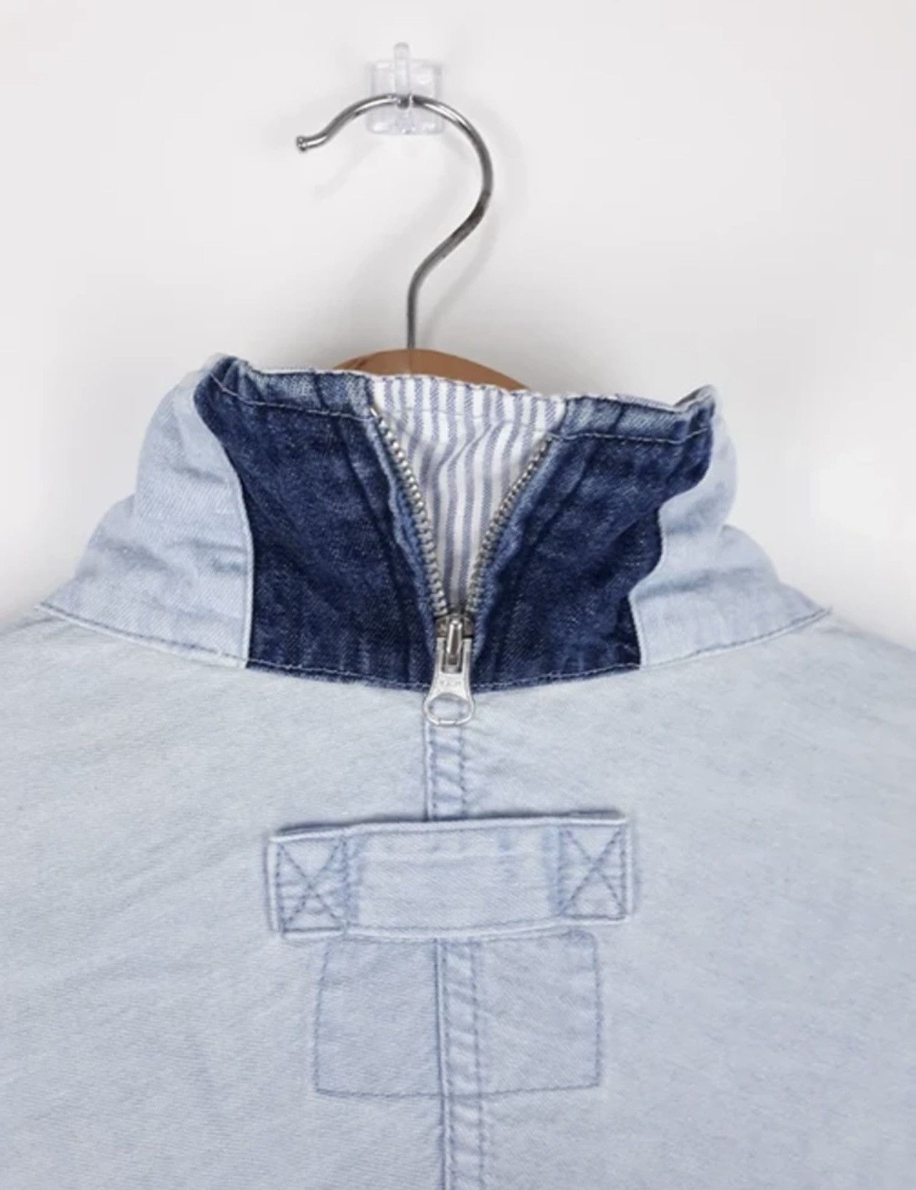 Japanese Brand × Vintage Vintage PIAA Motorsports Light Washed Denim Jacket Size US M / EU 48-50 / 2 - 14 Thumbnail