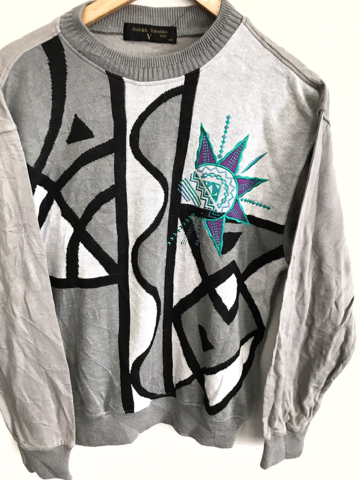 Valentino × Vintage Valentino Big logo sweatshirt Size US M / EU 48-50 / 2 - 1 Thumbnail
