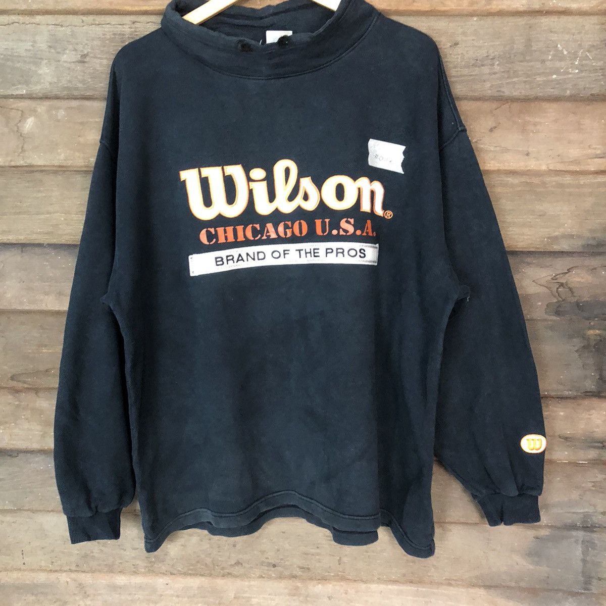 Wilson Wilson Black Sweatshirt #001B Size US XXL / EU 58 / 5 - 3 Thumbnail