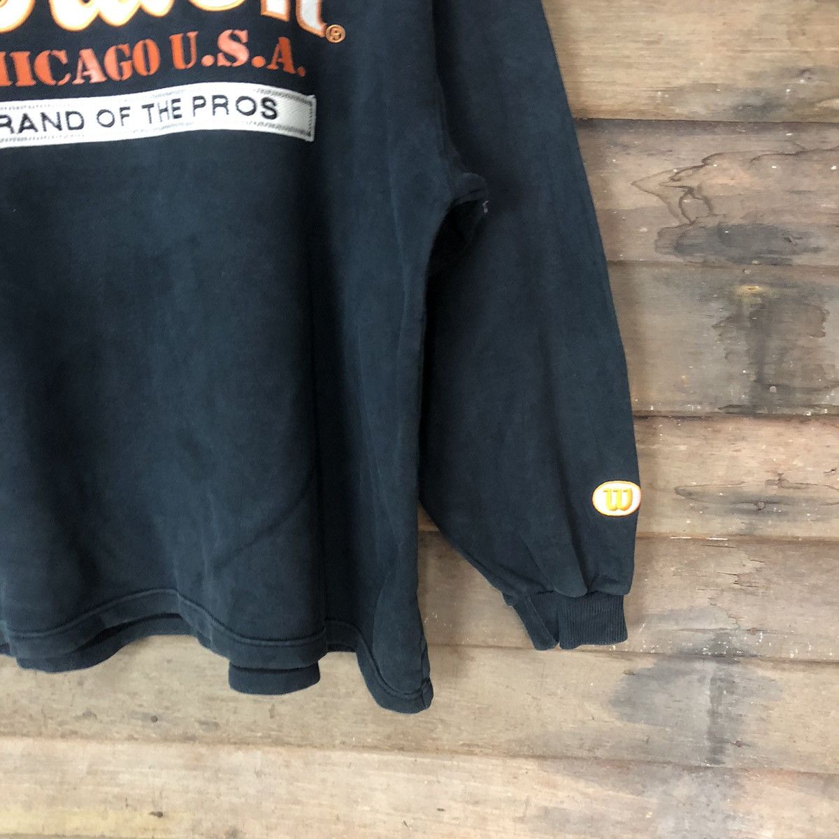 Wilson Wilson Black Sweatshirt #001B Size US XXL / EU 58 / 5 - 5 Thumbnail