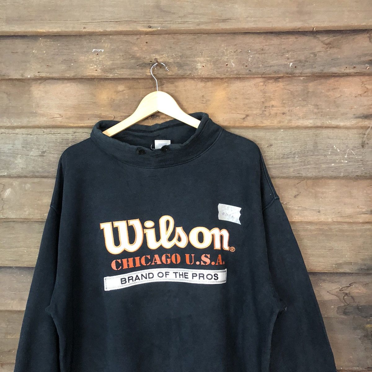 Wilson Wilson Black Sweatshirt #001B Size US XXL / EU 58 / 5 - 2 Thumbnail