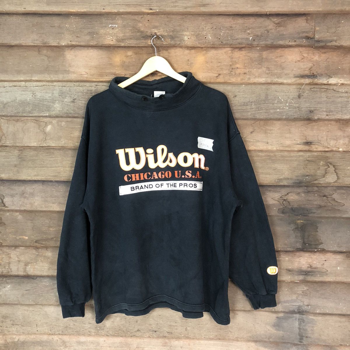 Wilson Wilson Black Sweatshirt #001B Size US XXL / EU 58 / 5 - 1 Thumbnail