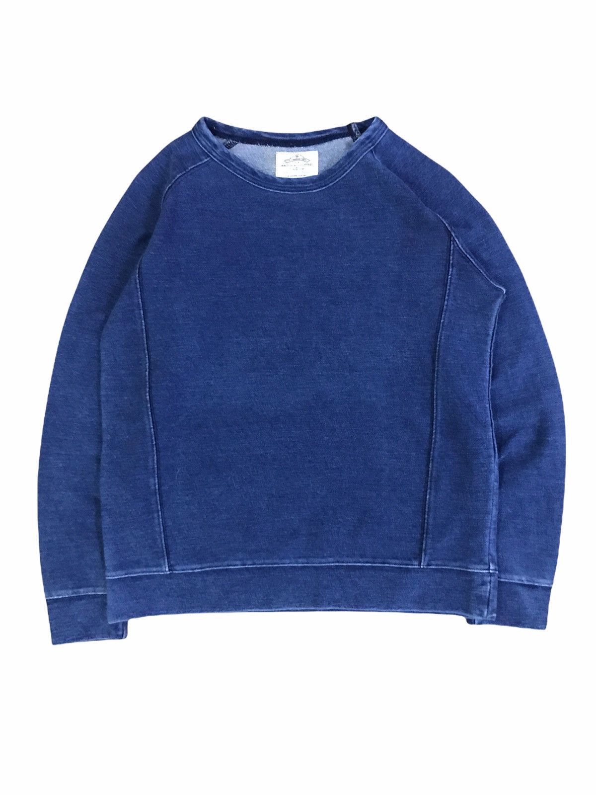 Indigo × Japanese Brand × Kapital Japanese Brand Indigo X A.Marche Sweatshirt Kapital Style Size US XS / EU 42 / 0 - 1 Thumbnail