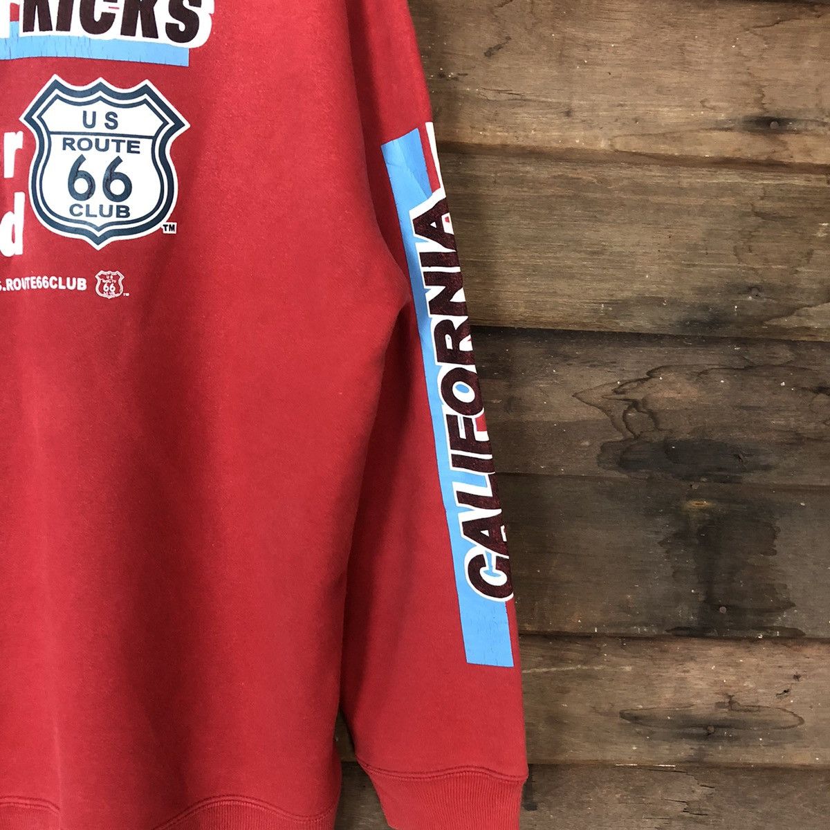 Route 66 US Route 66 Red Sweatshirt #009B Size US XL / EU 56 / 4 - 3 Thumbnail