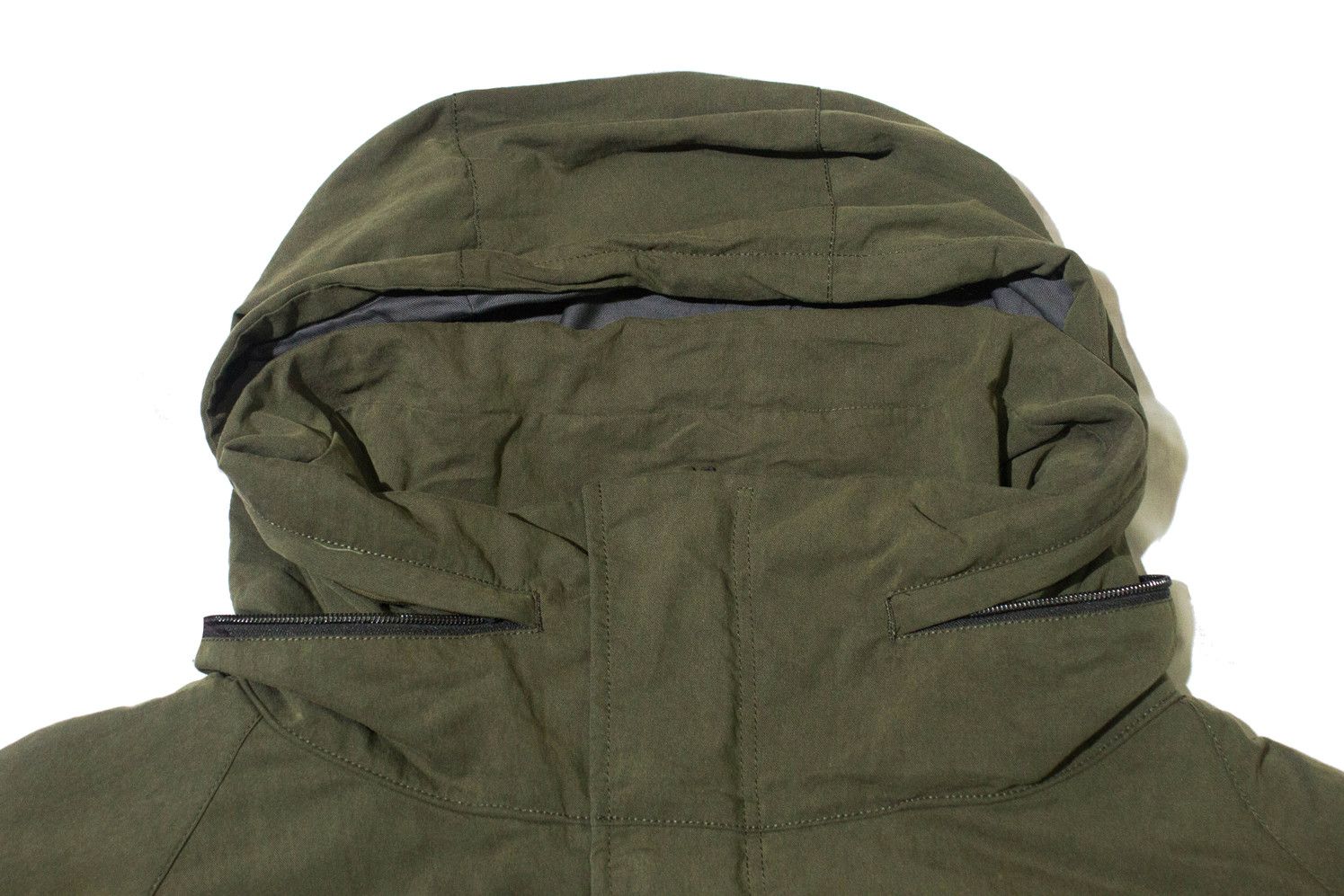 Nude: Masahiko Maruyama Military jacket Hidden Hooded Japan Large oversized No 15 Size US L / EU 52-54 / 3 - 4 Thumbnail