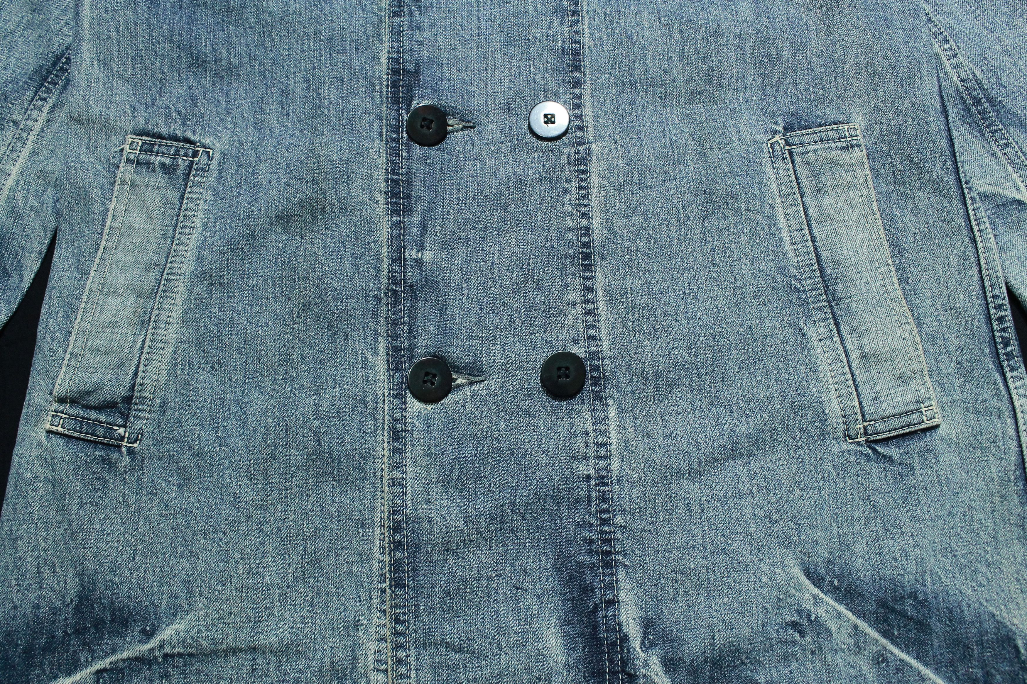 Spellbound Spellbound Japan Work Jacket Denim Acid Washed Size 2 Size US M / EU 48-50 / 2 - 6 Thumbnail
