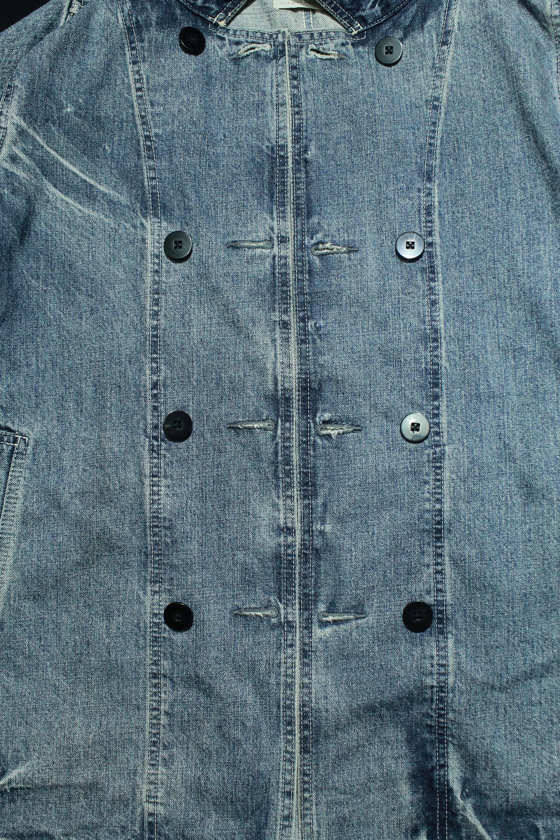 Spellbound Spellbound Japan Work Jacket Denim Acid Washed Size 2 Size US M / EU 48-50 / 2 - 9 Thumbnail