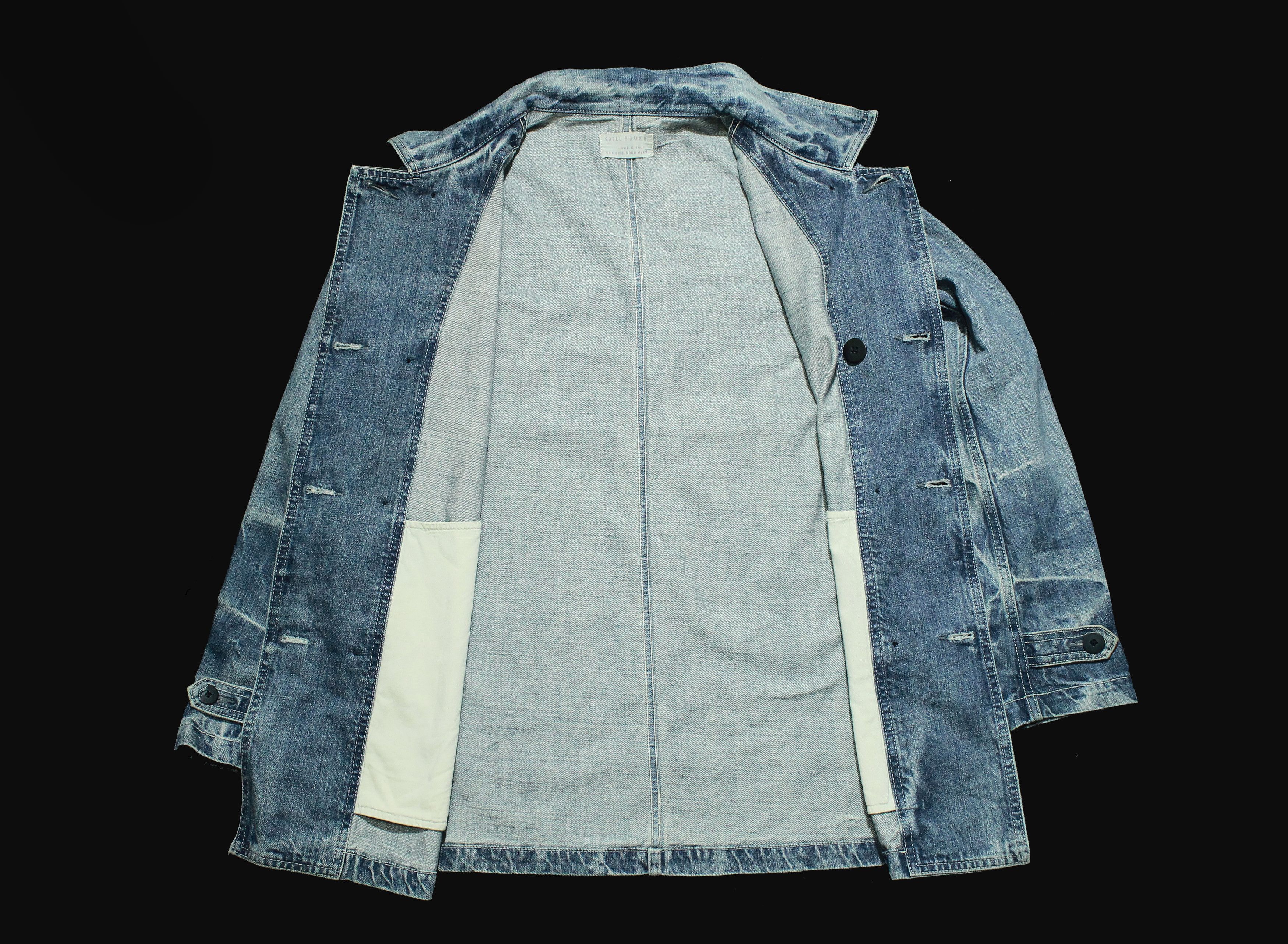Spellbound Spellbound Japan Work Jacket Denim Acid Washed Size 2 Size US M / EU 48-50 / 2 - 16 Thumbnail