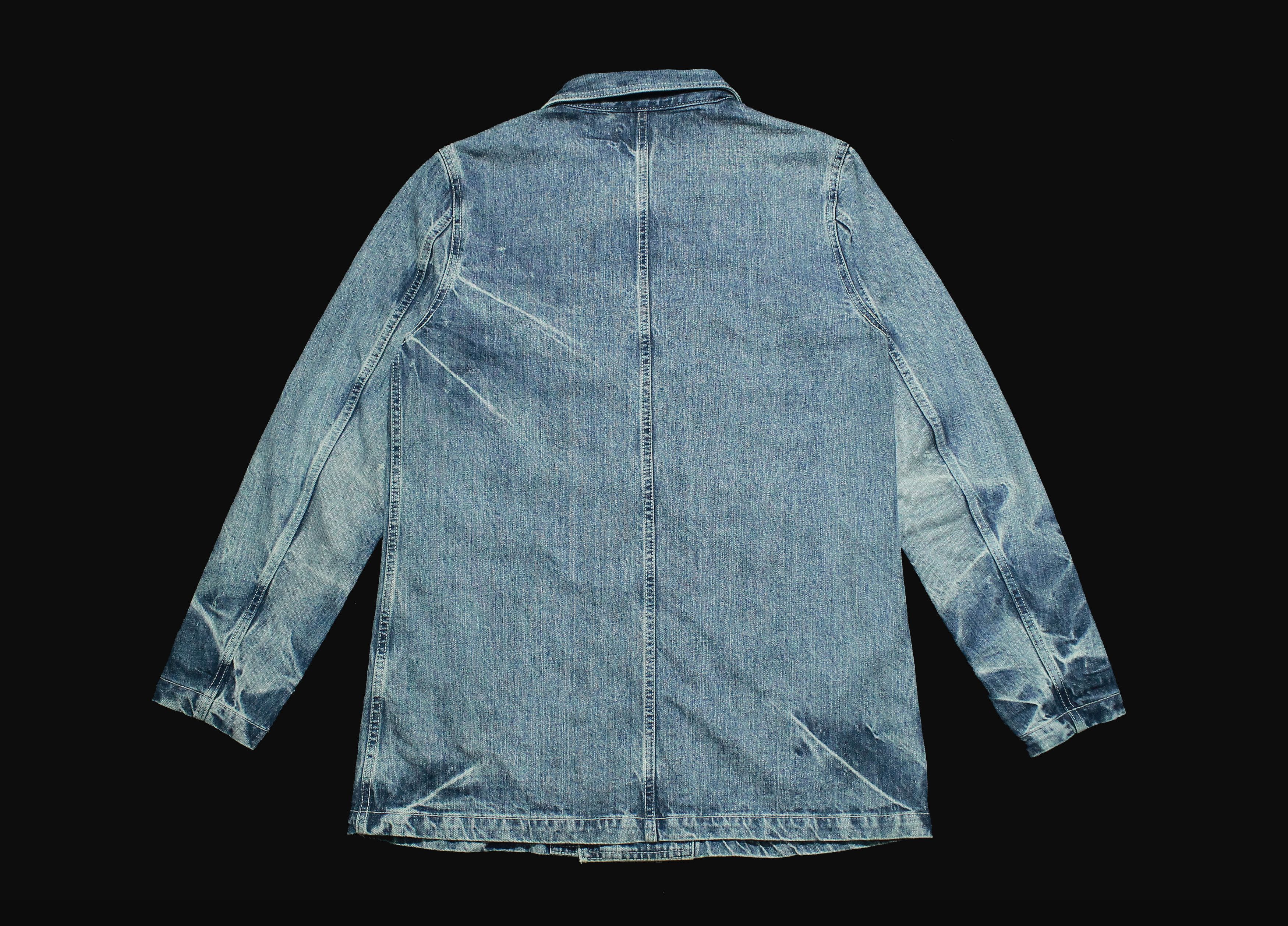 Spellbound Spellbound Japan Work Jacket Denim Acid Washed Size 2 Size US M / EU 48-50 / 2 - 13 Thumbnail