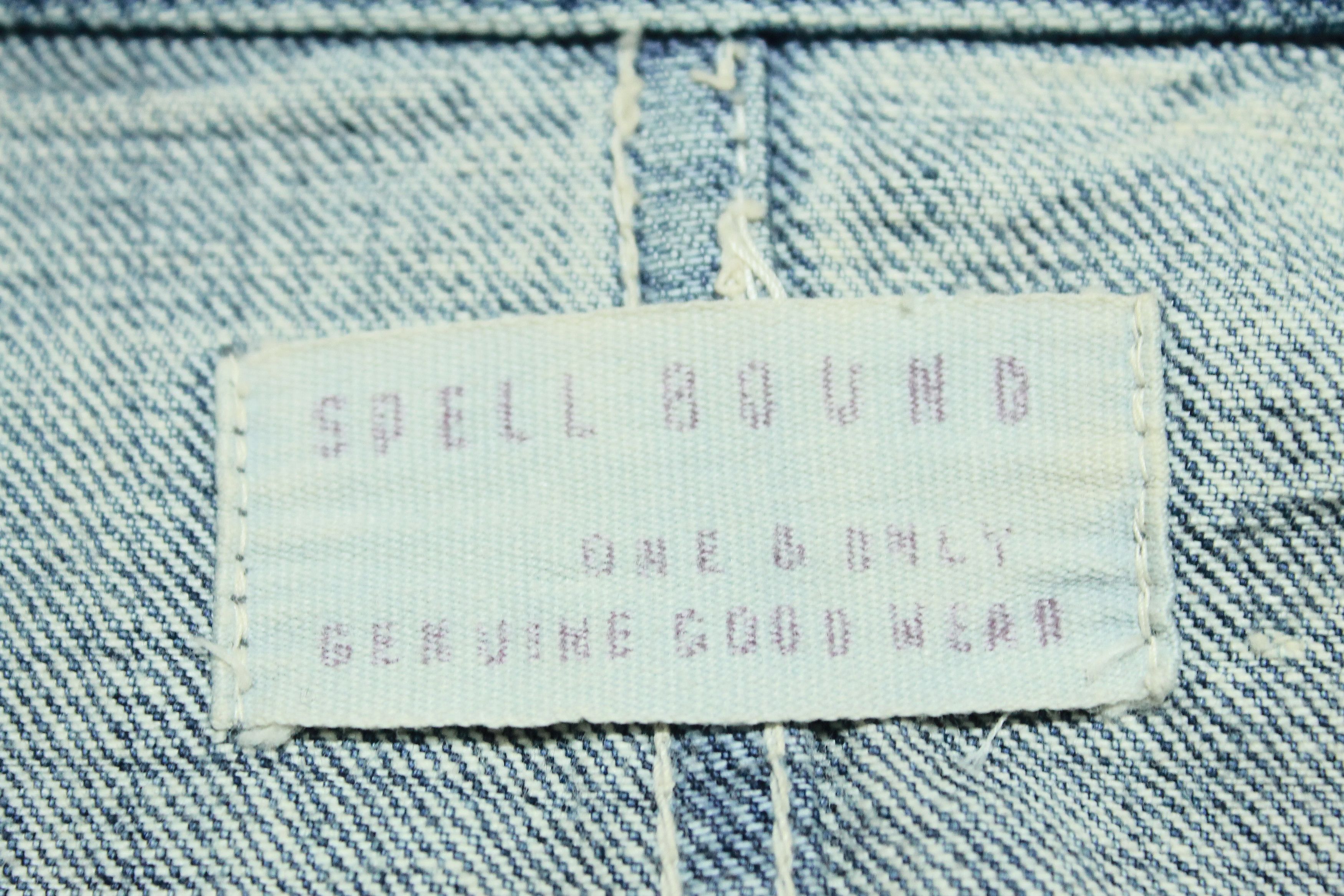 Spellbound Spellbound Japan Work Jacket Denim Acid Washed Size 2 Size US M / EU 48-50 / 2 - 4 Thumbnail