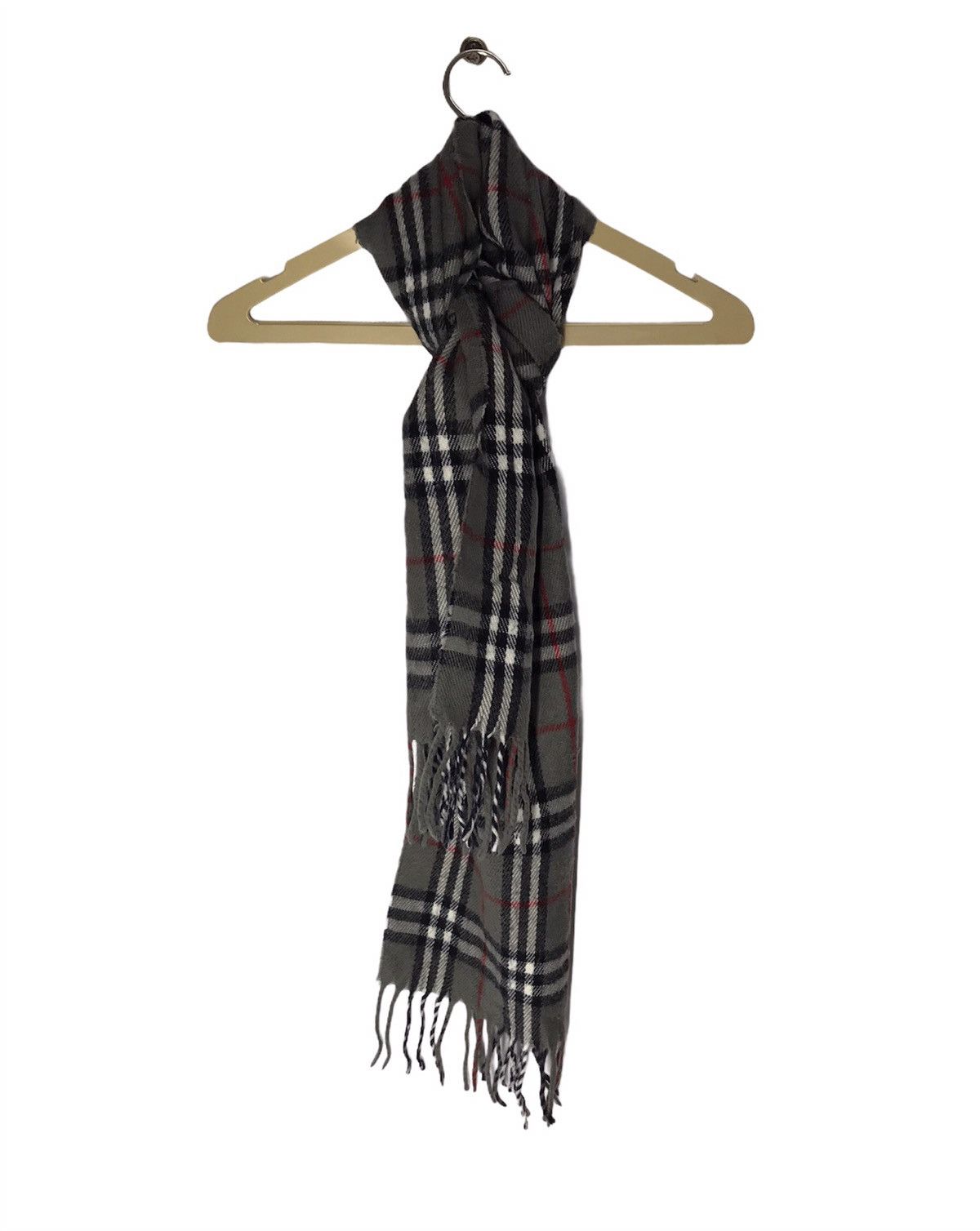 Vintage Burberry Muffler/scarf Nova check made in England