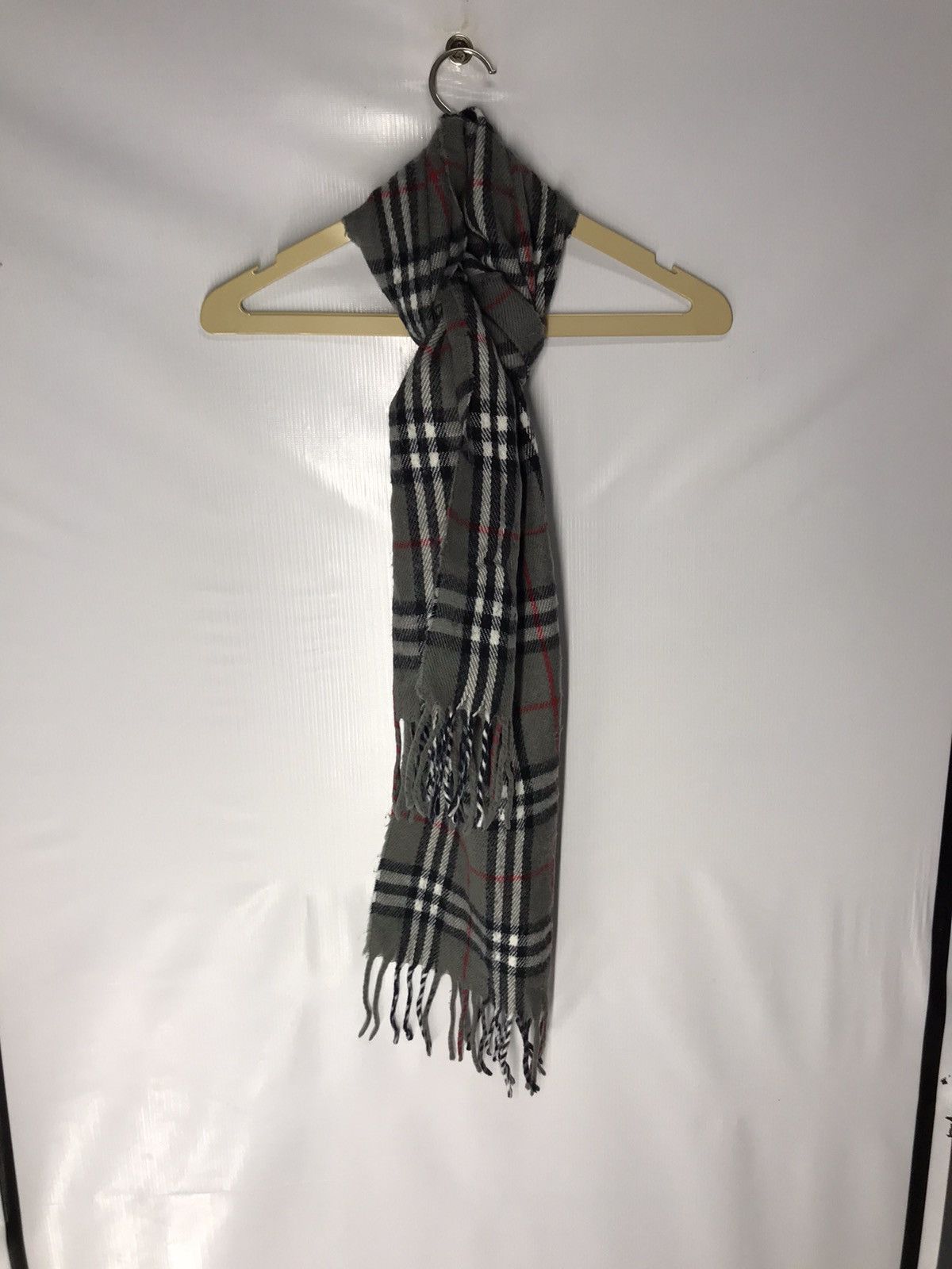 Vintage Burberry Muffler/scarf Nova check made in England