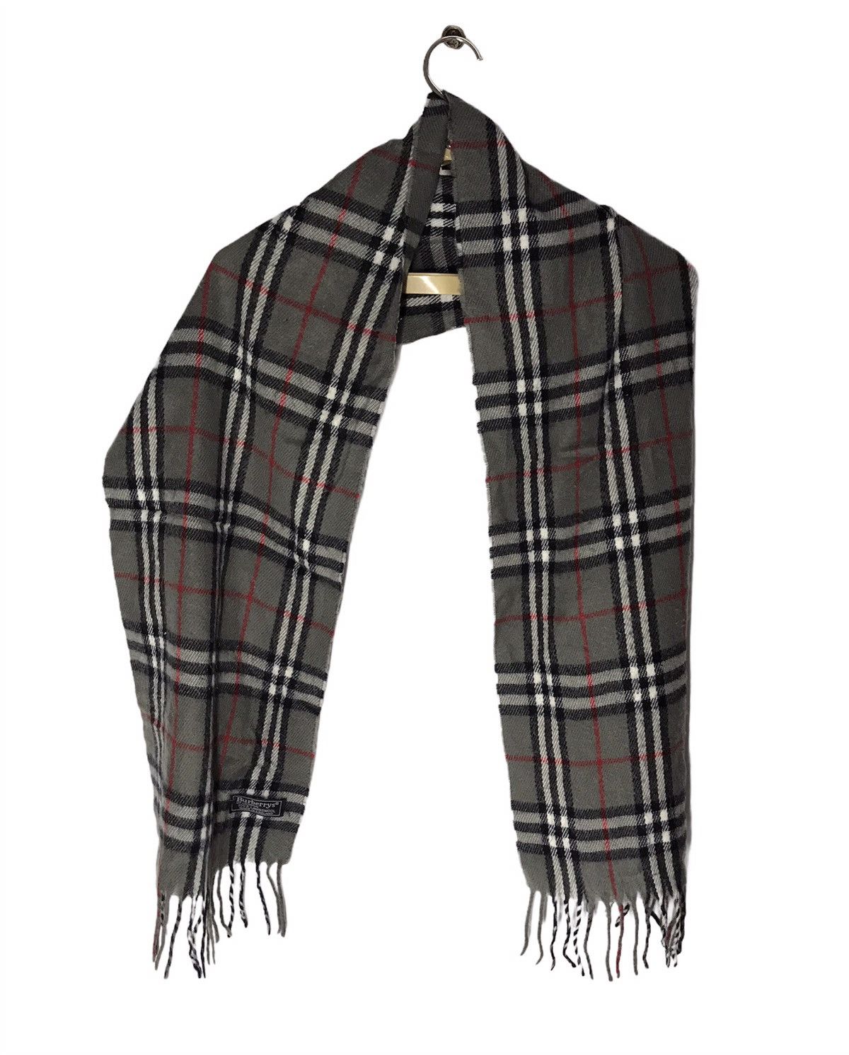 Vintage Burberry Muffler/scarf Nova check made in England