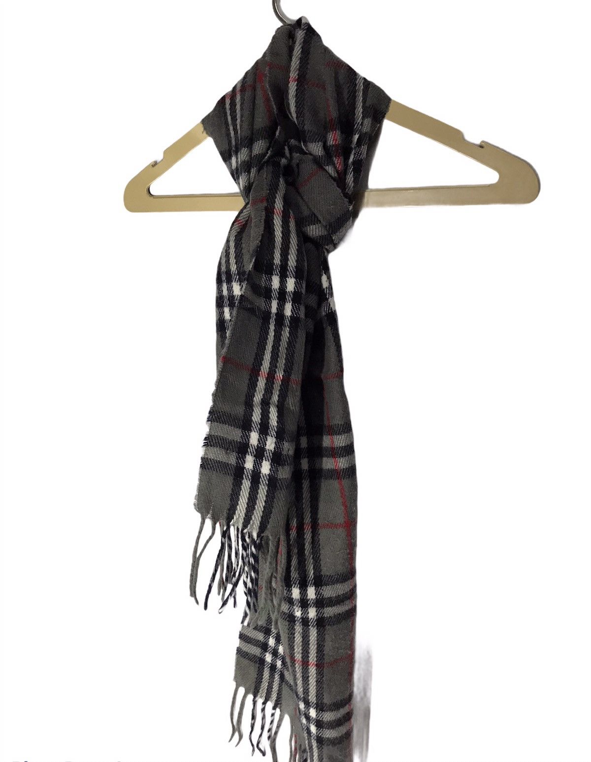 Vintage Burberry Muffler/scarf Nova check made in England