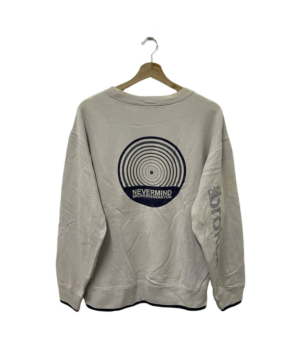 Japanese Brand × Vintage Japanese Brands Broken Spell Out Sweatshirt Size US M / EU 48-50 / 2 - 3 Thumbnail