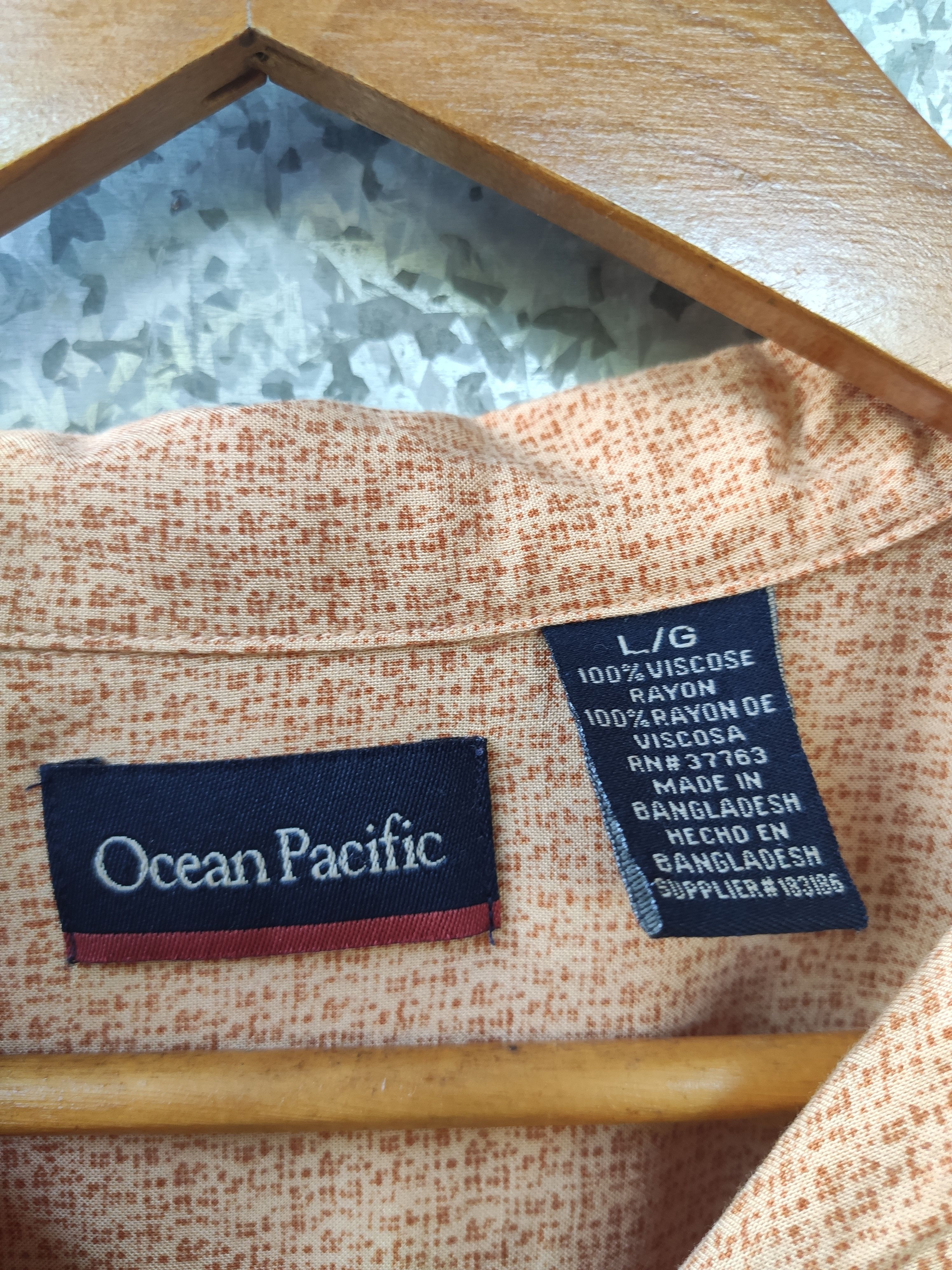 Ocean Pacific Ocean Pacific shirt button up Hawaiian Rayon Size US L / EU 52-54 / 3 - 4 Thumbnail