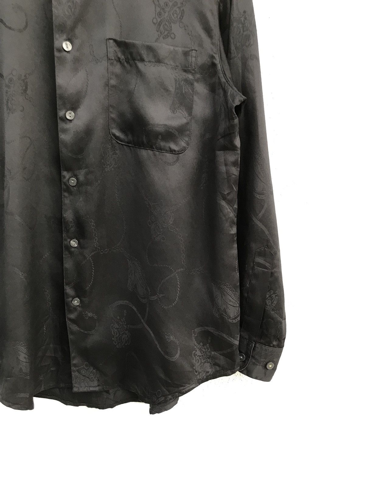 Designer Designer CALRO VELENTINO Black Button Down Shirts Size US M / EU 48-50 / 2 - 6 Thumbnail