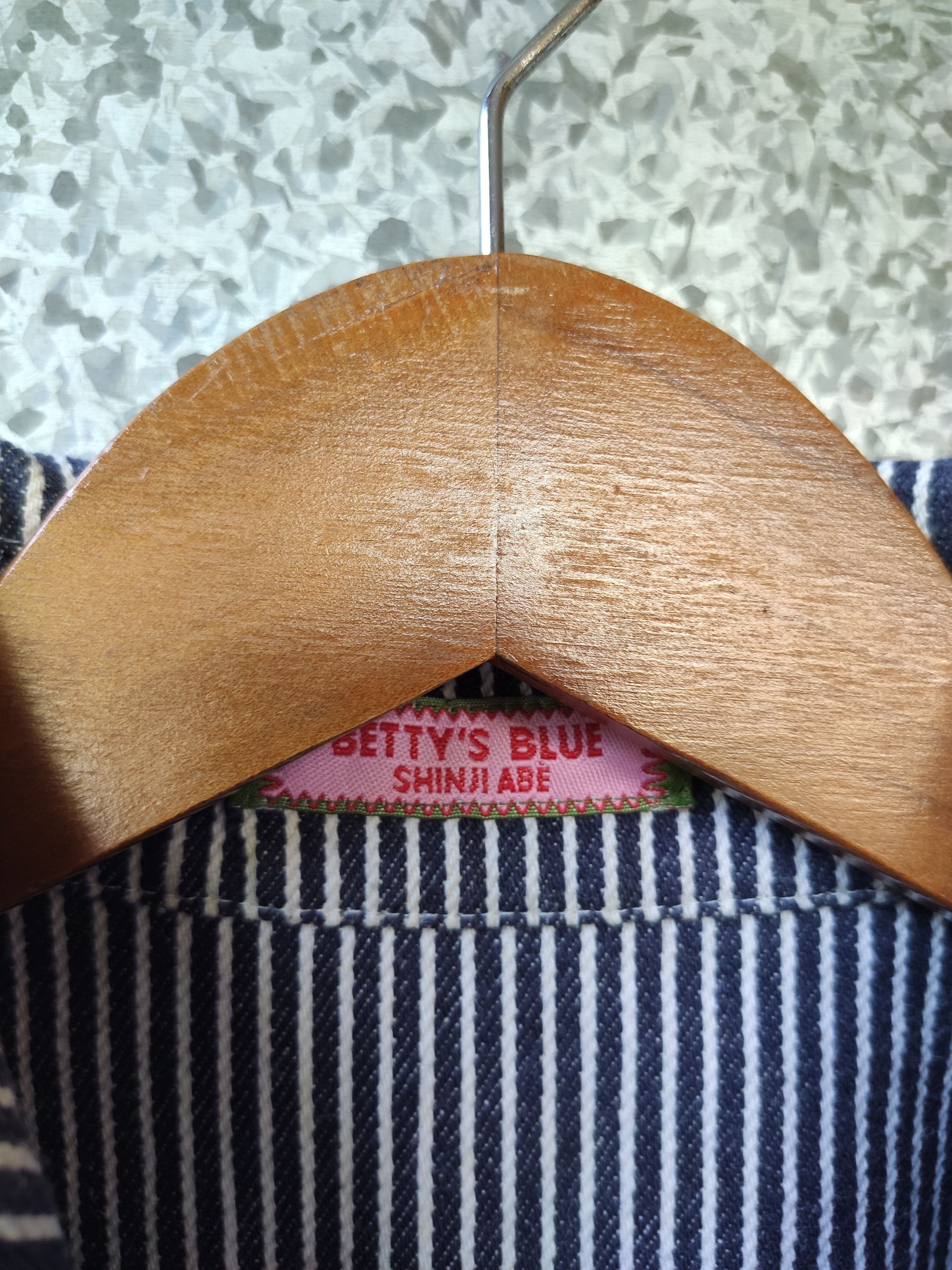 Japanese Brand 🔥 Bettys Blue by Shinji Abe jacket hickory Design Size US S / EU 44-46 / 1 - 6 Thumbnail