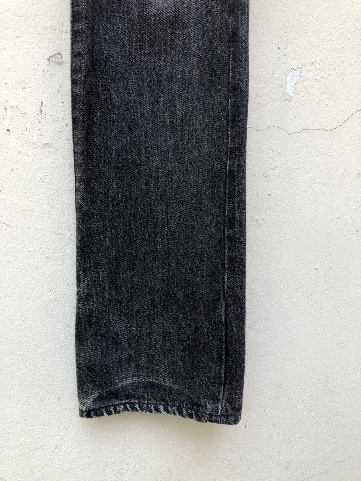 Beams Plus Beams + Japan Ripped Faded Black Denim Selvedge Jeans Size US 29 - 15 Thumbnail