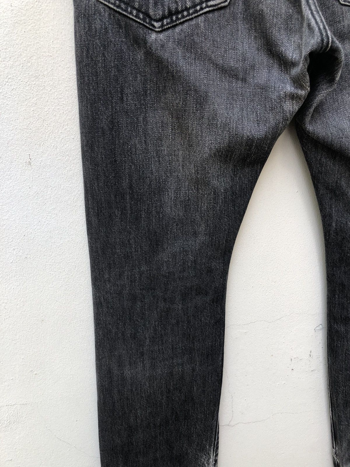 Beams Plus Beams + Japan Ripped Faded Black Denim Selvedge Jeans Size US 29 - 20 Thumbnail