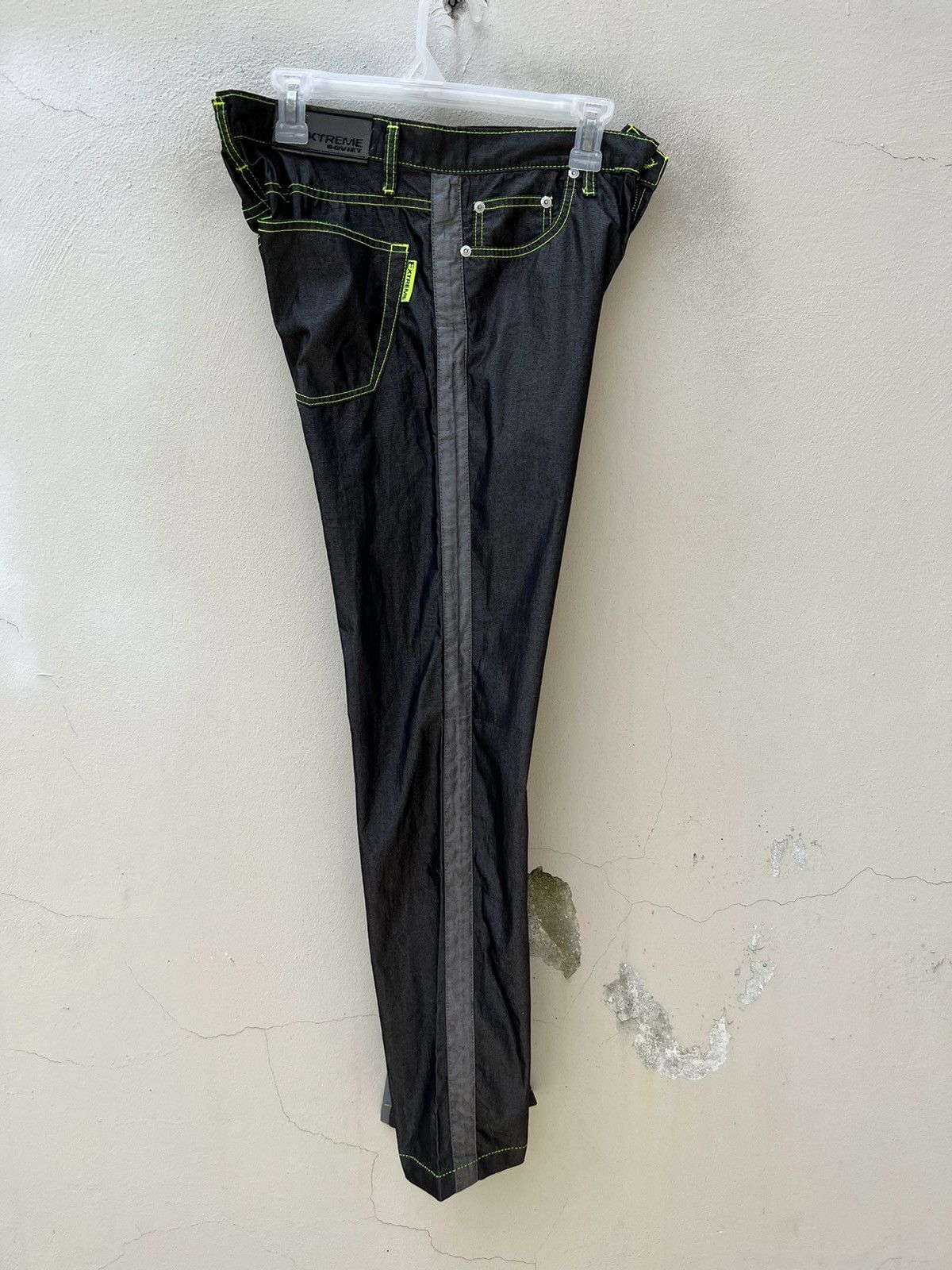 Vintage EXTREME SOVIET Made in Italy Lightweight Side Stripe Grey Size US 32 / EU 48 - 18 Thumbnail