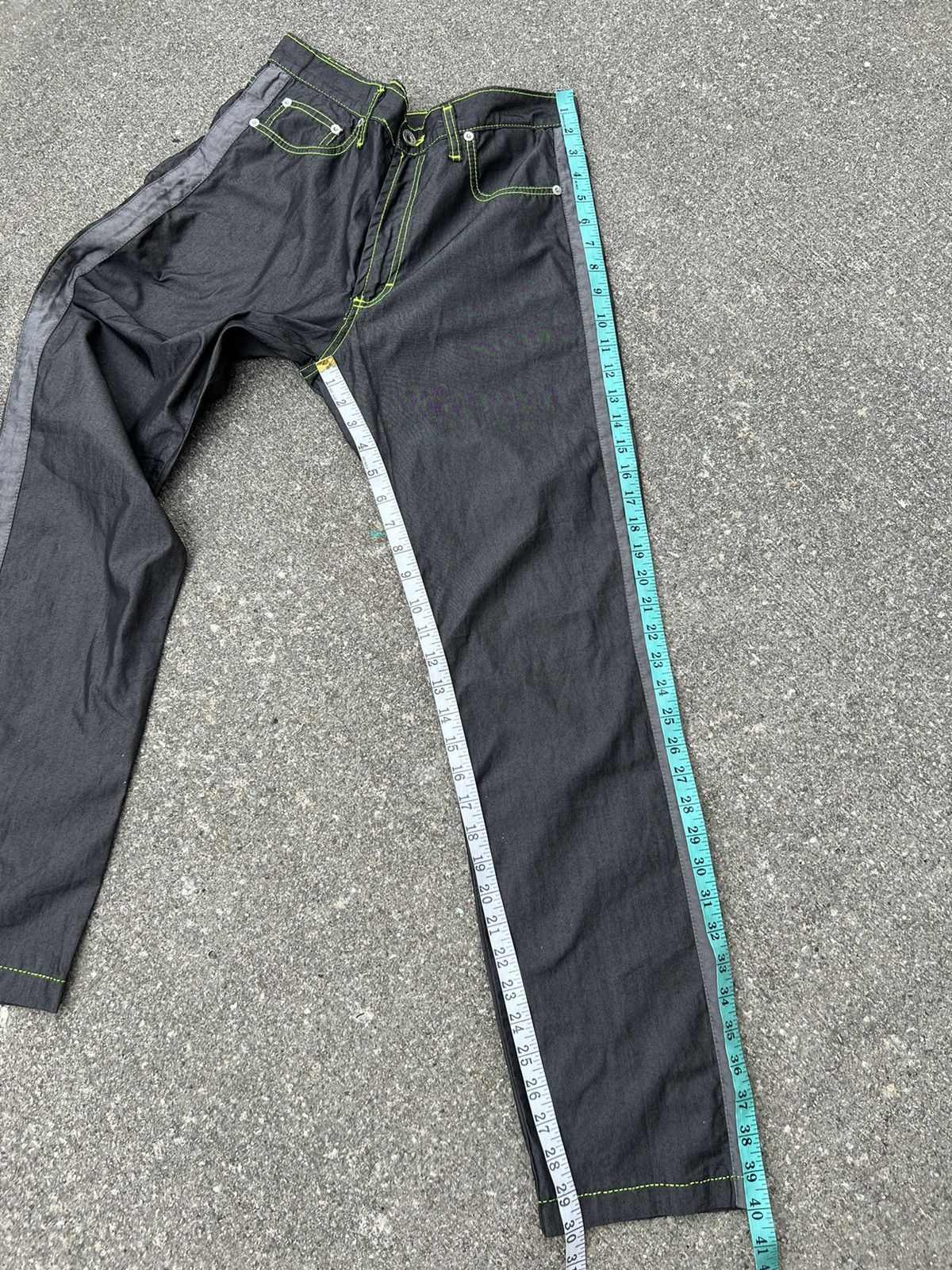 Vintage EXTREME SOVIET Made in Italy Lightweight Side Stripe Grey Size US 32 / EU 48 - 4 Thumbnail