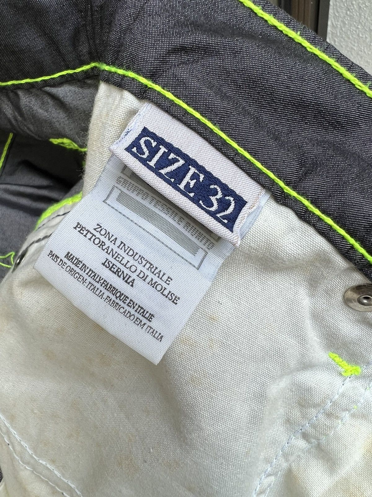 Vintage EXTREME SOVIET Made in Italy Lightweight Side Stripe Grey Size US 32 / EU 48 - 21 Thumbnail