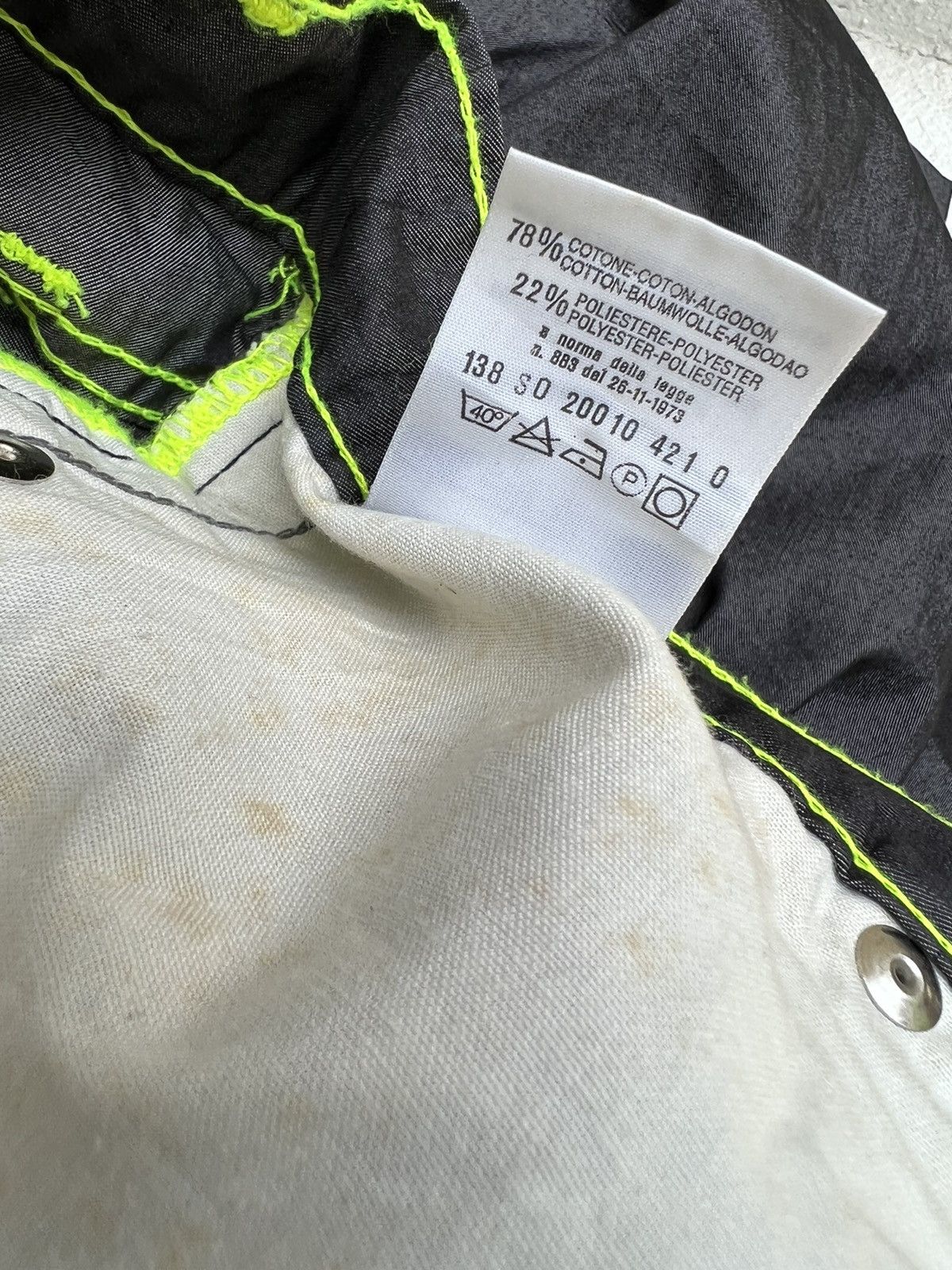 Vintage EXTREME SOVIET Made in Italy Lightweight Side Stripe Grey Size US 32 / EU 48 - 23 Thumbnail