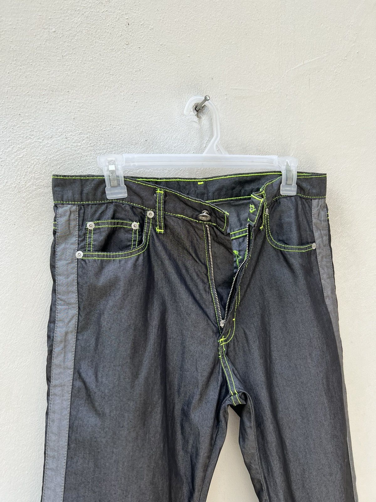 Vintage EXTREME SOVIET Made in Italy Lightweight Side Stripe Grey Size US 32 / EU 48 - 9 Thumbnail