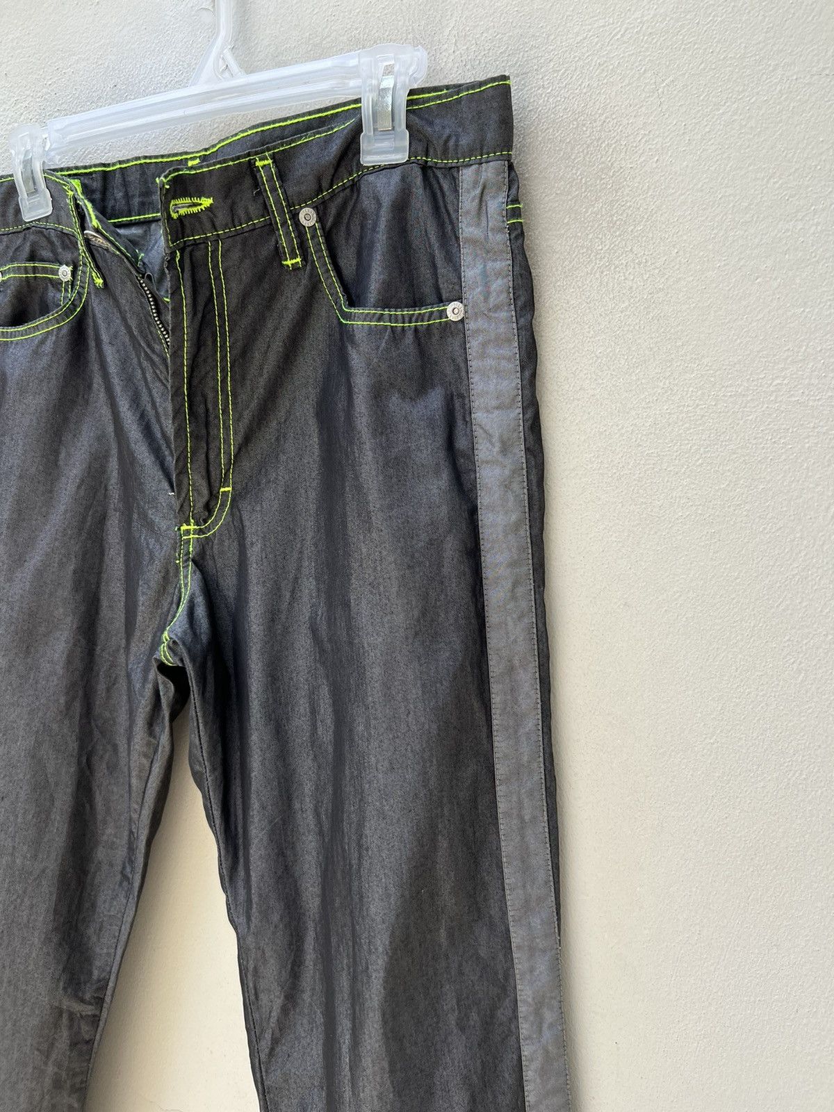 Vintage EXTREME SOVIET Made in Italy Lightweight Side Stripe Grey Size US 32 / EU 48 - 11 Thumbnail