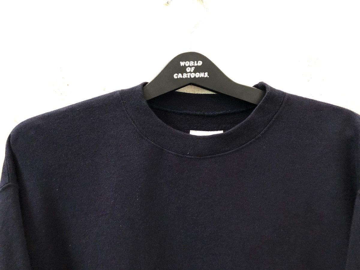 United Colors Of Benetton Spell Out Embroidery Navy Blue Crewneck Sweatshirt Size US M / EU 48-50 / 2 - 3 Thumbnail