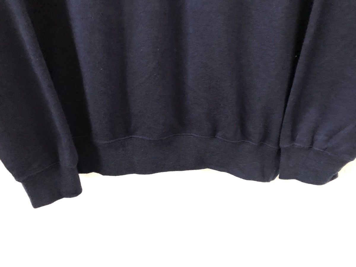 United Colors Of Benetton Spell Out Embroidery Navy Blue Crewneck Sweatshirt Size US M / EU 48-50 / 2 - 4 Thumbnail