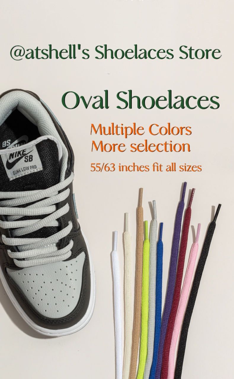 Nike Oval Shoelaces Replacement Size ONE SIZE - 2 Thumbnail
