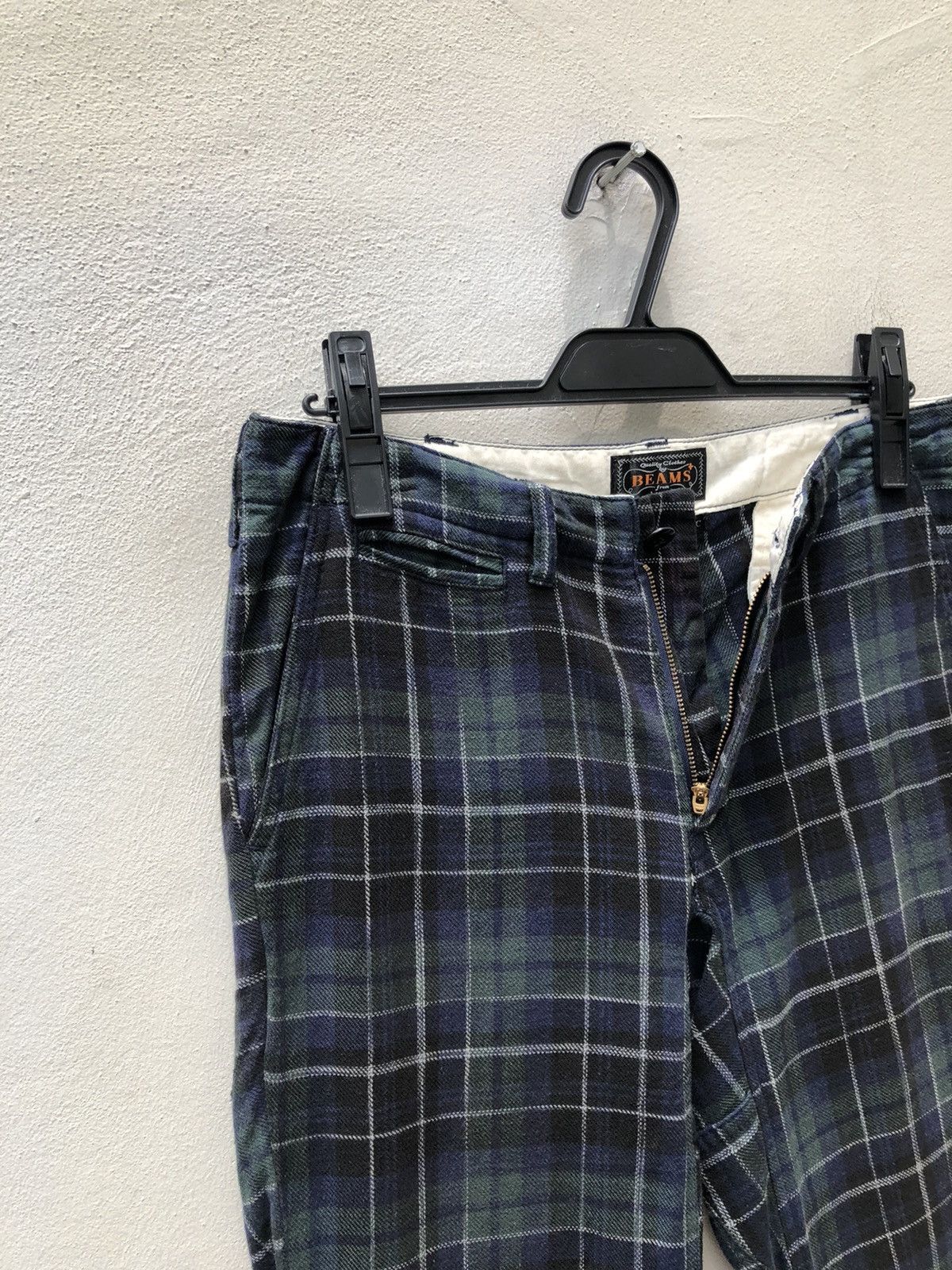 Beams Plus Beams + Checkered Workwear Trouser Pant Size US 30 / EU 46 - 3 Thumbnail
