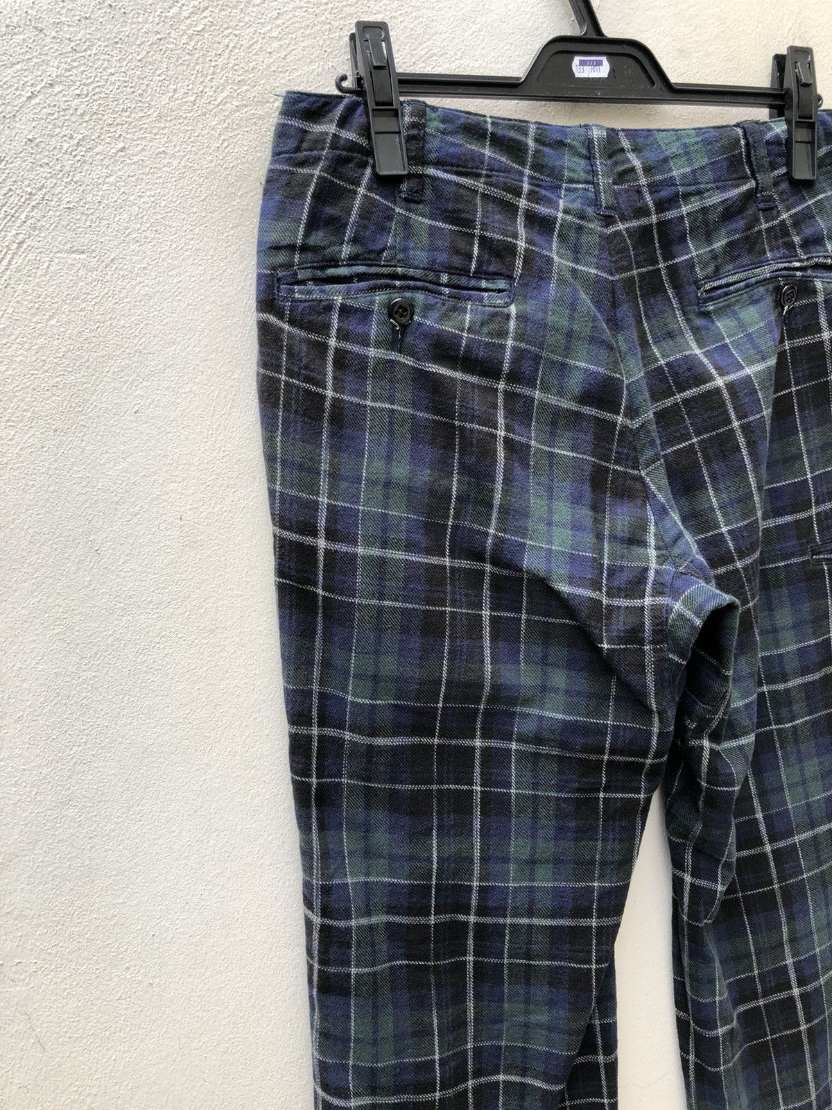 Beams Plus Beams + Checkered Workwear Trouser Pant Size US 30 / EU 46 - 9 Thumbnail