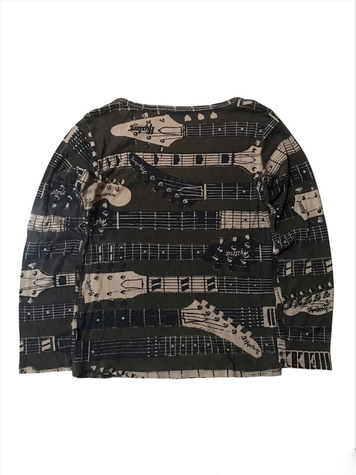 Hysteric Glamour 💥Vintage 90s Hysteric Rare Overprint Shirt Size M / US 6-8 / IT 42-44 - 2 Thumbnail